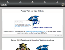 Tablet Screenshot of icecathockey.com